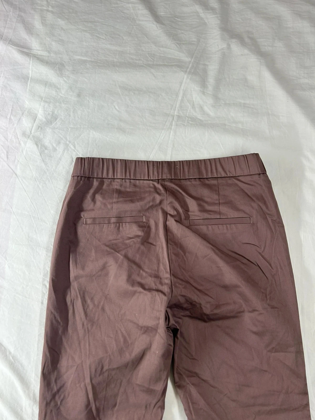 Beige brown slim fit pants les petites paris – photo 13